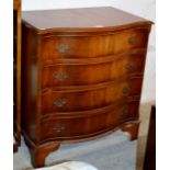 REPRODUCTION MAHOGANY 4 DRAWER CHEST