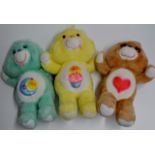 3 VINTAGE KENNER 1980'S CARE BEAR TOYS