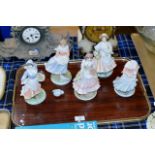 5 VARIOUS ROYAL WORCESTER FIGURINE ORNAMENTS