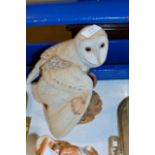 FRANKLIN MINT BARN OWL ORNAMENT