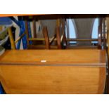 TEAK GATE LEG TABLE WITH 6 CHAIRS
