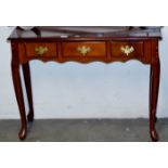 3 DRAWER REPRODUCTION HALL TABLE