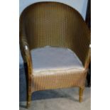 LLOYD LOOM STYLE TUB CHAIR