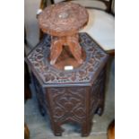 INDIAN CARVED TABLES