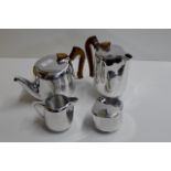 UNUSED PICQUOT WARE 4 PIECE TEA SET