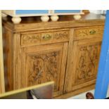 VICTORIAN OAK SIDEBOARD