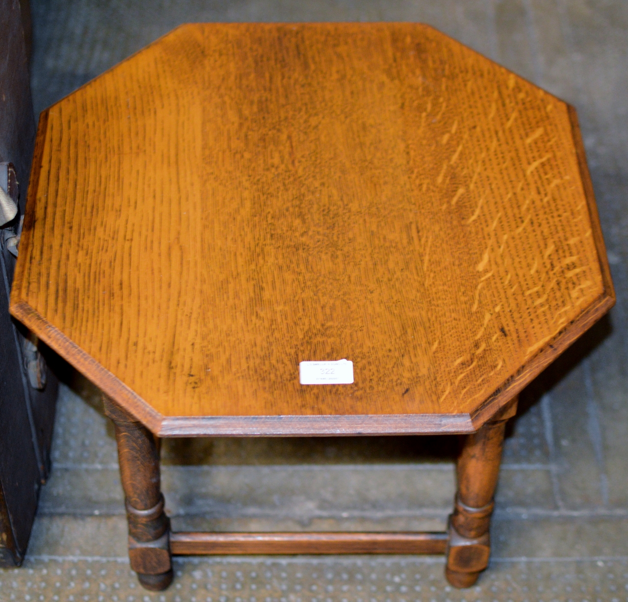 SMALL OAK OCTAGONAL OCCASIONAL TABLE