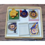 VARIOUS ENAMEL AMATEUR BALLROOM MEDALS