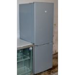 UPRIGHT FRIDGE FREEZER IN SILVER