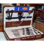 SET OF PRIMA KITCHEN KNIVES IN COMBINATION CARRY CASE