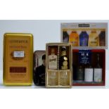 5 VARIOUS BOXED SETS OF WHISKY & ALCOHOL MINIATURES