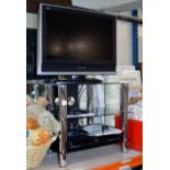 PANASONIC LCD TV WITH STAND & DVD RECORDER