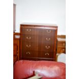 REPRODUCTION MAHOGANY 5 DRAWER CHEST