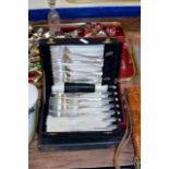 3 VARIOUS BOXED SETS OF CUTLERY