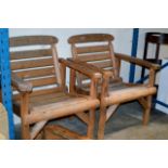 PINE DOUBLE GARDEN SEAT