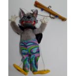 A VINTAGE PELHAM ANIMAL SERIES PUPPET MODELLED AS A WOLF