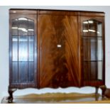 MAHOGANY DISPLAY CABINET