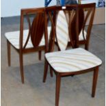 3 G-PLAN MAHOGANY DINING ROOM CHAIRS