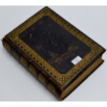 A VICTORIAN LEATHER BOUND FAMILY BIBLE