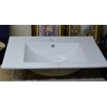 A MODERN BATHROOM SINK UNIT