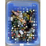 A BOX WITH 100 VARIOUS ALCOHOL MINIATURES