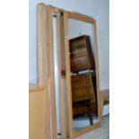 A MODERN OAK WARDROBE - ASSEMBLY REQUIRED