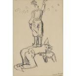 [§] DAME LAURA KNIGHT D.B.E., R.A., R.W.S. (BRITISH 1877-1970) CLOWNS Signed and dated 1929,