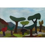 [§] WILLIAM GEAR R.A., F.R.S.A., R.B.S.A. (SCOTTISH 1915-1997) LOCH VOIL Signed verso, oil on canvas