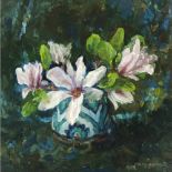 [§] MARY NICOL NEILL ARMOUR R.S.A., R.S.W. (SCOTTISH 1902-2000) MAGNOLIAS Signed and dated 1988, oil