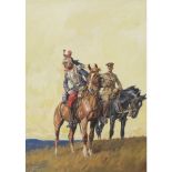 [§] LIONEL DALHOUSIE ROBERTSON EDWARDS (BRITISH 1878-1966)A FRENCH CUIRASSIER AND A MOUNTED