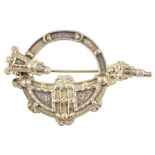 A parcel gilt copy of the Tara Brooch, Waterhouse Dublinmarked Waterhouse Dublin, of conventional