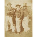 Hill, David Octavius & Adamson, RobertThree Newhaven Fishermen, c.1845, calotype, 19.5 x 14.5cm, not