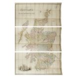 Lewis, SamuelA Map of Scotland Divided into Counties. London, [c.1840], in 3 divisions (Northern,