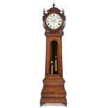 AN EARLY VICTORIAN SCOTTISH MAHOGANY LONGCASE CLOCK, BY J. &W. MITCHELL, GLASGOW CIRCA 1840 the