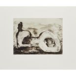 [§] HENRY MOORE O.M., C.H., F.B.A. (BRITISH 1898-1986) RECLINING FIGURE, CAVE, 1979 S/P, signed in