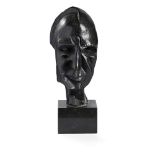 [§] IVOR ROBERTS-JONES (BRITISH 1916-1996) METAMORPHIC HEAD Bronze 38cm high