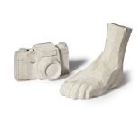 [§] SIR EDUARDO PAOLOZZI K.B.E., R.A., H.R.S.A. (SCOTTISH 1924-2005) SMALL FOOT AND CAMERA Plaster