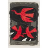 [§] GEORGES BRAQUE (FRENCH 1882-1963) TROIS OISEAUX ROUGES Offset lithograph, published by