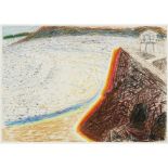 [§] WINIFRED NICHOLSON (BRITISH 1893-1981) SEAMUS PIER, ISLE OF EIGG, 1976 Pastel 36cm x 51cm ((14in