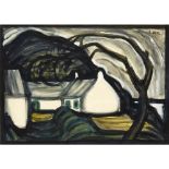 [§] BET LOW A.R.S.A, R.S.W. (SCOTTISH 1924-2007) AYRSHIRE FARM - 1954-55 Signed, watercolour and