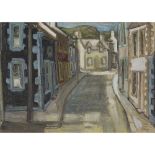 [§] PETER MACDONNELL (BRITISH 20TH CENTURY) MAIN STREEY, FINDOCHTY Signed and dated '46, oil on