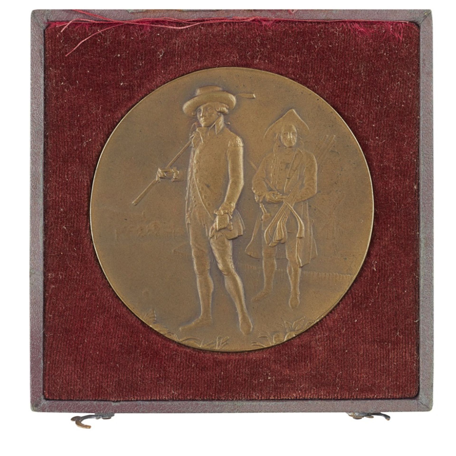 Golfing and French Exhibition medalsSt Cloud Country Club bronze medal, engraved with date 2 Juillet - Image 4 of 4