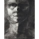 [§] FIONA ROBERTSON (SCOTTISH B.1963) HEAD II Charcoal 42.5cm x 33cm (16.75in x 13in) Provenance: