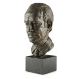 KERN, DOREENALISTAIR MACLEAN, BRONZE BUST signed D. Kern '72, on a marble plinth35 x 22cm, without