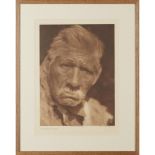 CURTIS, EDWARD S.A YAUELMANI YOKUTS plate 498, 1924, photogravure46 x 34cm, framed and glazed