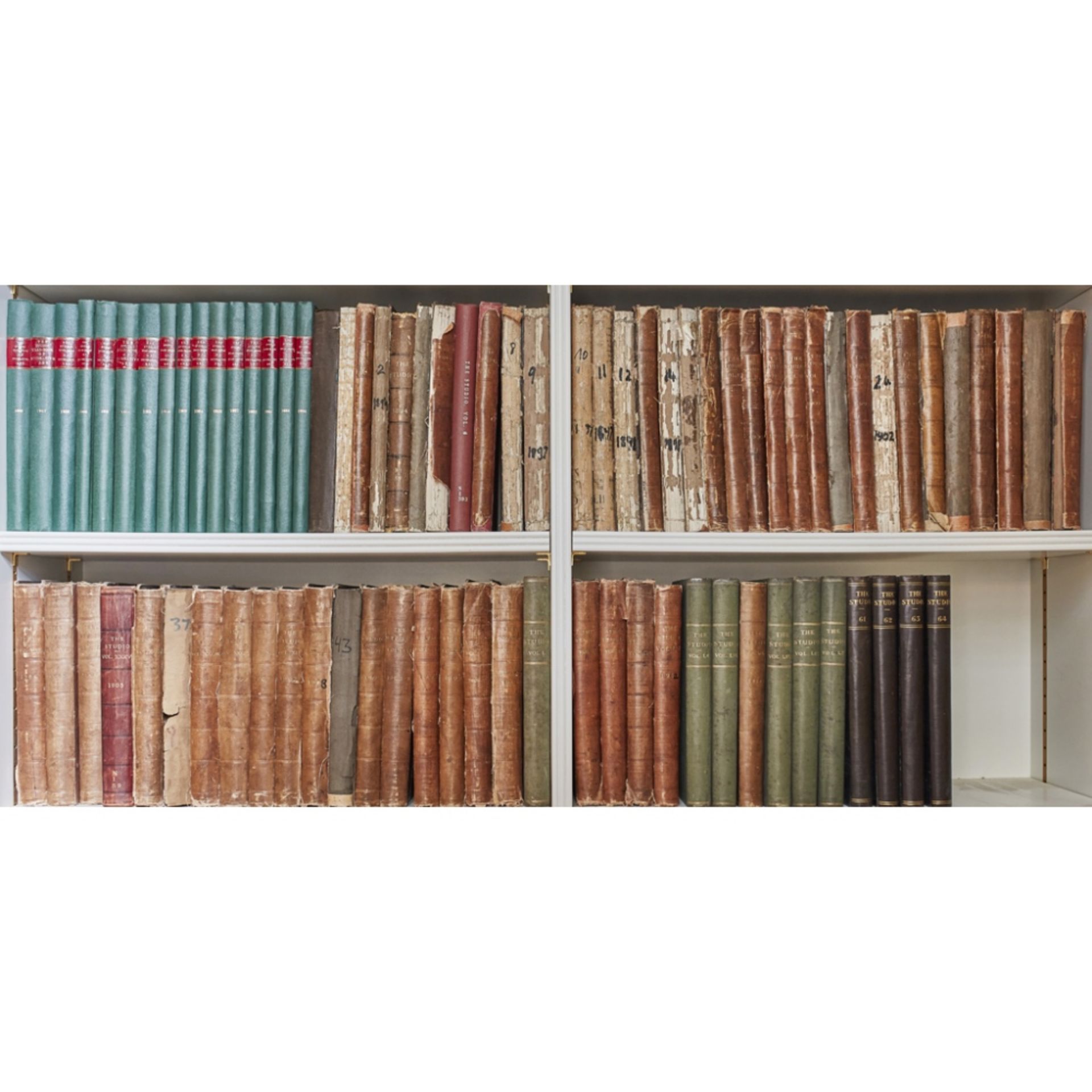 THE STUDIO MAGAZINE LONDON: STUDIO XVI, 1893-1915. VOLUMES 1-64 4to, various bindings, worn; and - Image 2 of 2