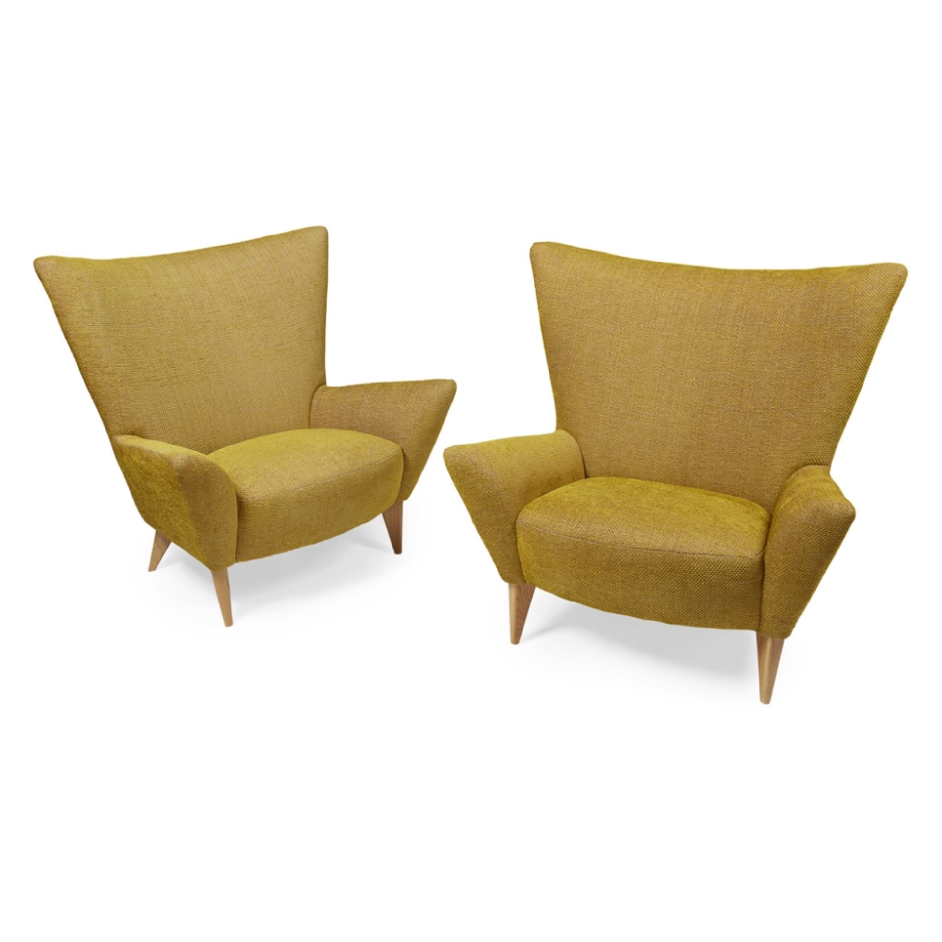 SIR TERENCE CONRAN (B. 1931) FOR CONTENT BY TERENCE CONRAN PAIR OF ‘MATADOR’ UPHOLSTERED