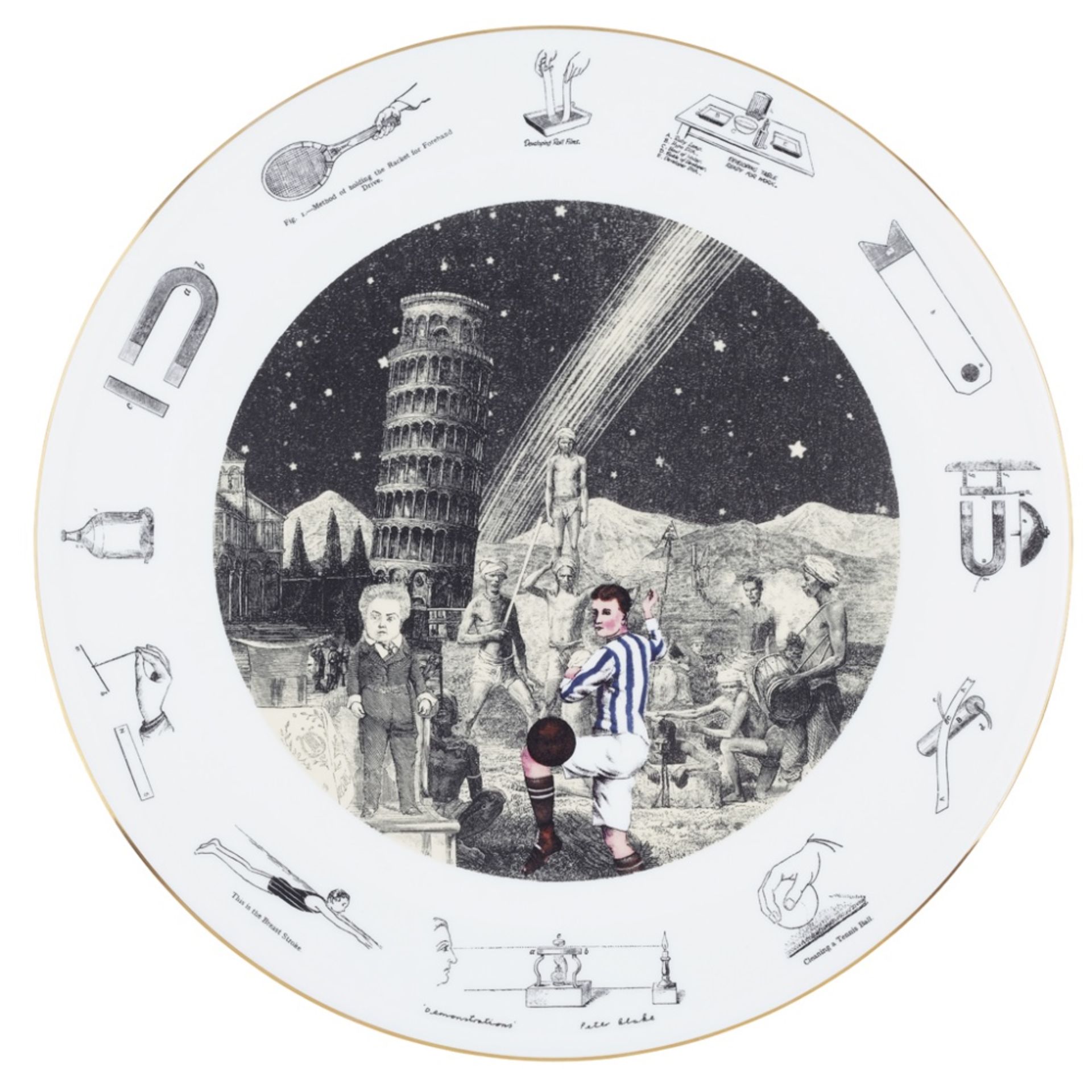 JOSIAH WEDGWOOD AND SONS LTD. SET OF SIX ‘ART PLATES’, 1992 ceramic with printed decoration, - Image 4 of 7