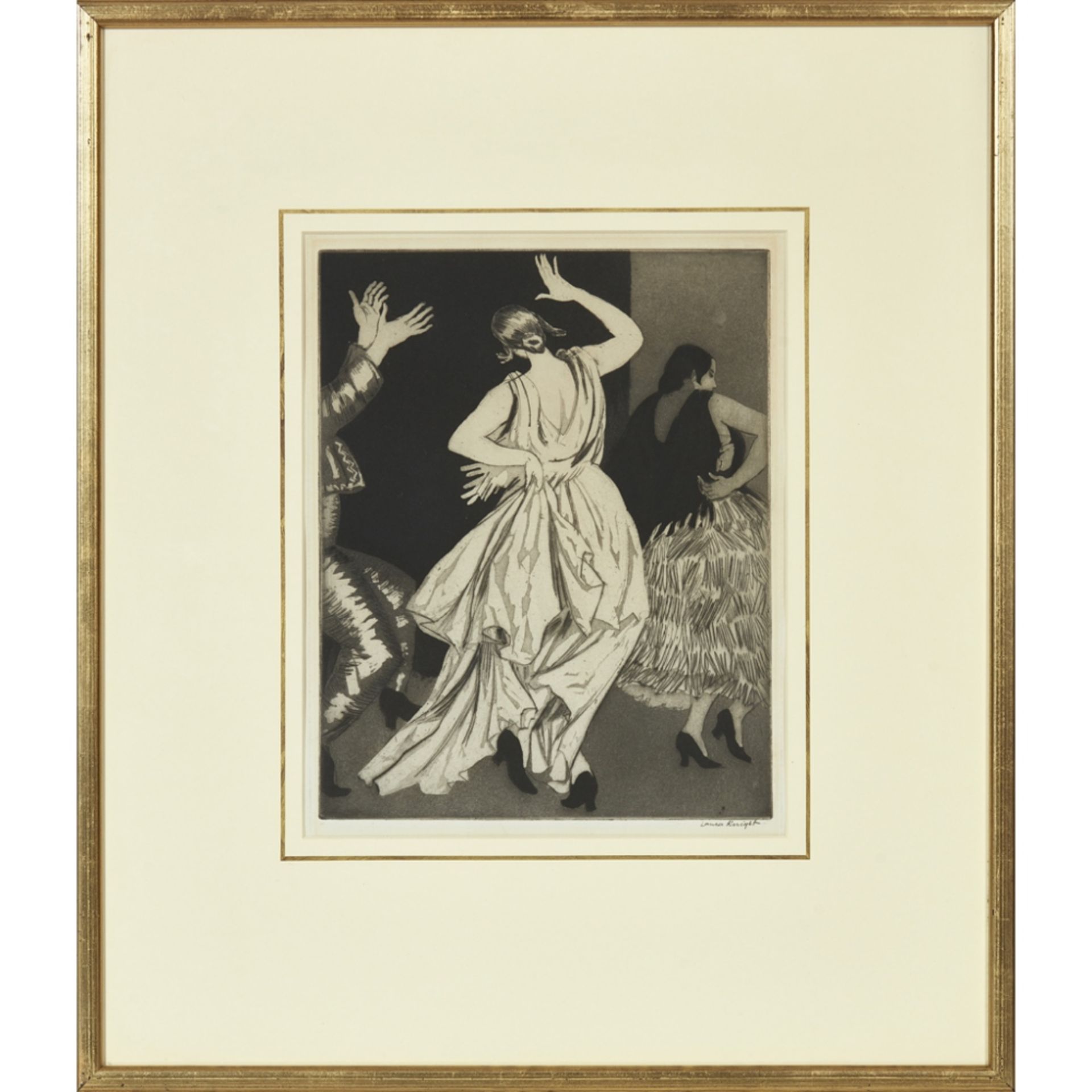 [§] DAME LAURA KNIGHT D.B.E., R.A., R.W.S. (BRITISH 1877-1970) DANCERS Etching and aquatint,