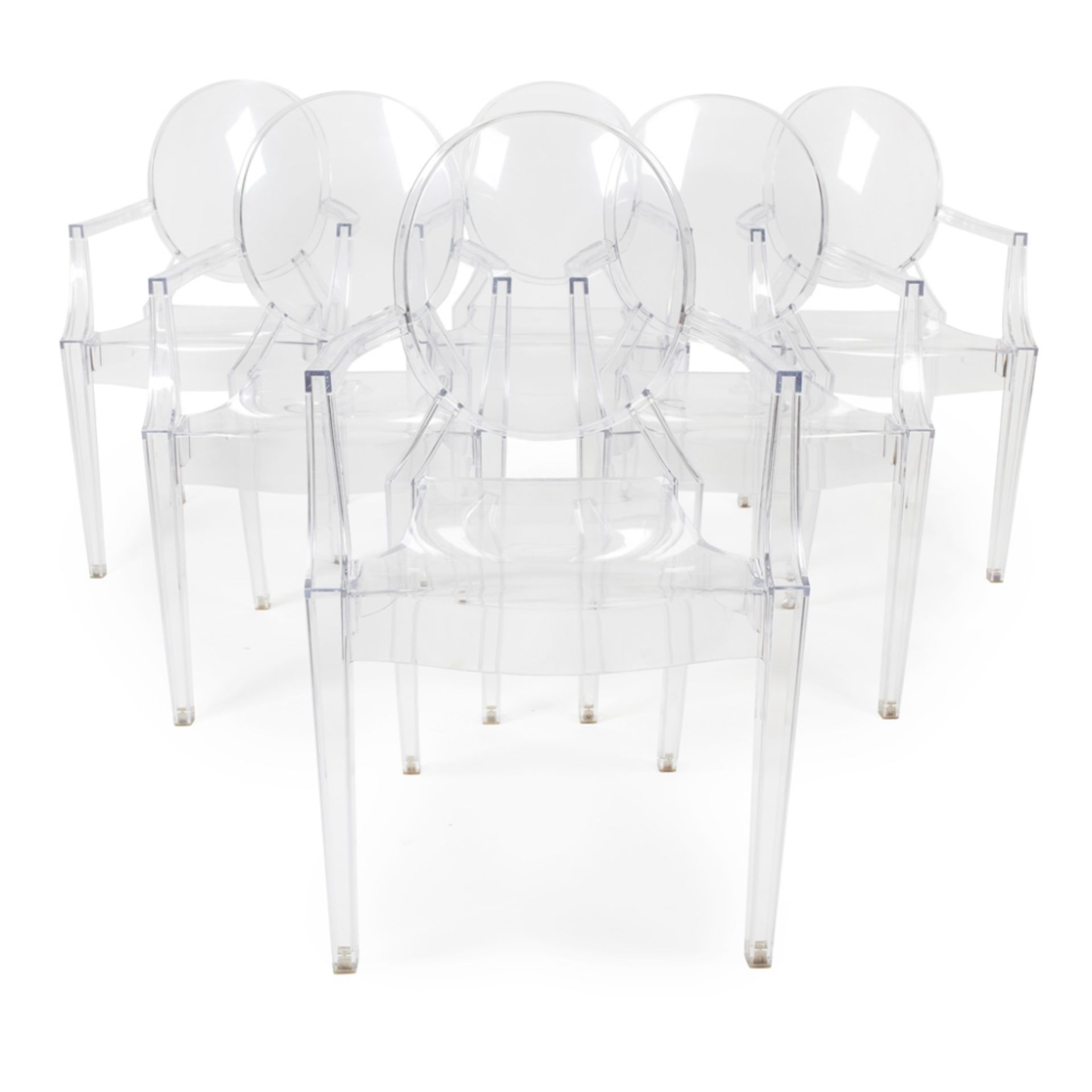 PHILIPPE STARCK (B. 1949) FOR KARTELL SET OF SIX ‘LOUIS GHOST’ ARMCHAIRS, DESIGNED 2003 - Image 2 of 2